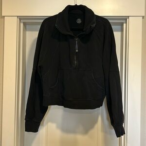Lululemon Half Zip Scuba Black